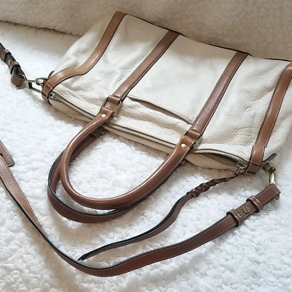 RARE Fossil Kendall Satchel Y2K High Quality Leather Bag